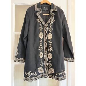T. Renz Signature by Theresa Renz Silk Swing coat Size SMALL